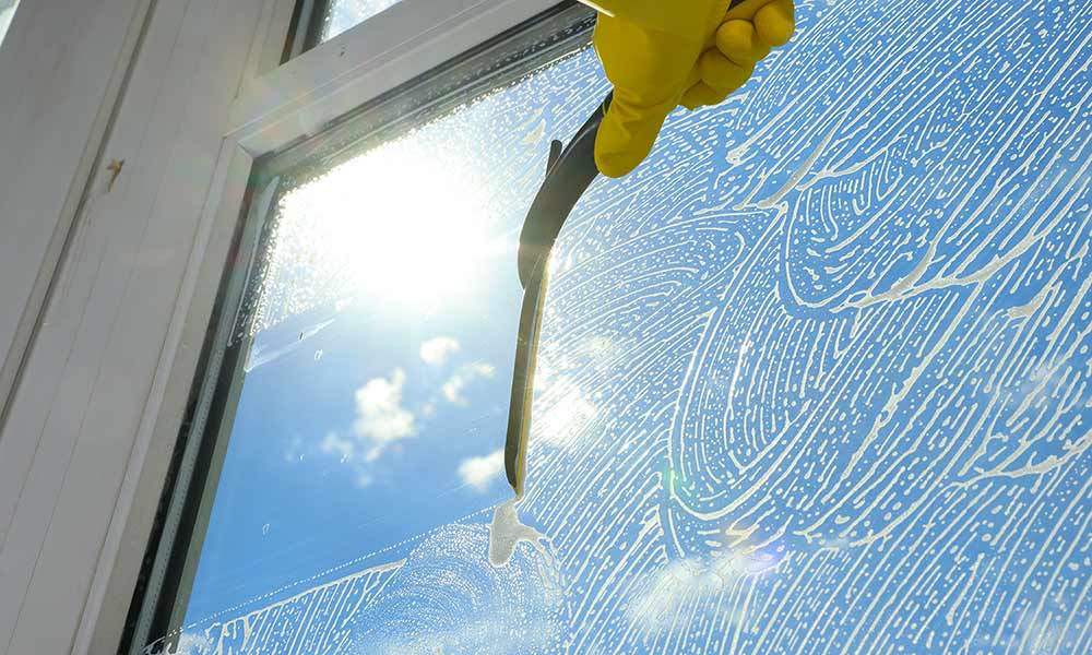 Nettoyage vitres sans traces